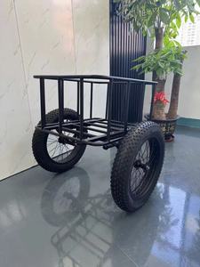 <span class=keywords><strong>Remolque</strong></span> Plegable para <span class=keywords><strong>Bicicleta</strong></span> con Llantas Anchas <span class=keywords><strong>de</strong></span> Gran Capacidad <span class=keywords><strong>de</strong></span> Carga, Novedad en Aleación <span class=keywords><strong>de</strong></span> Aluminio Negro para Bici Eléctrica - Product Image 5