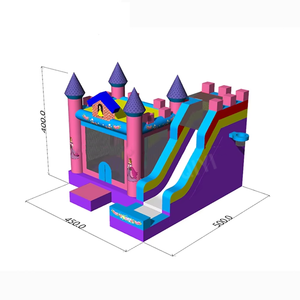 Hot bán lớn trẻ em nhảy <span class=keywords><strong>Inflatable</strong></span> nhà bị trả lại chất lượng cao vật liệu PVC <span class=keywords><strong>Inflatable</strong></span> lâu đài nhảy - Product Image 4