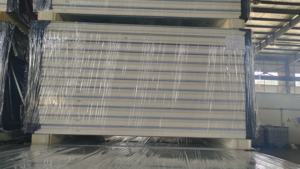 Paneles sándwich <span class=keywords><strong>PUR</strong></span> PIR de metal de diseño moderno industrial con núcleo de espuma de poliuretano aislado para paredes de techo y almacenes - Product Image 5