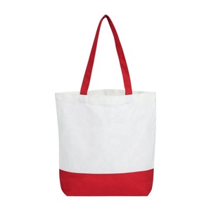 <b>Canvas</b> <b>Tote</b> Bag Large Capacity Shopping Bag Eco Friendly Cotton With Colorful Patchwork Design - Product Image 1