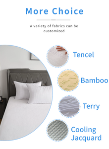 Ou <span class=keywords><strong>Protège</strong></span>-<span class=keywords><strong>matelas</strong></span> en tissu polaire bambou ou corail <span class=keywords><strong>imperméable</strong></span> et anti-bactéries en gros - Product Image 4