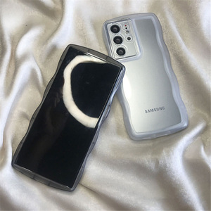 Per <span class=keywords><strong>Samsung</strong></span> <span class=keywords><strong>S20</strong></span> <span class=keywords><strong>FE</strong></span> S21 S22 S23 Plus Ultra Wave Edge custodia per telefono <span class=keywords><strong>trasparente</strong></span> - Product Image 4