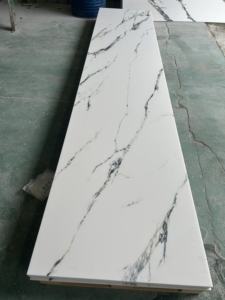 Vente chaude, design industriel moderne, feuille de surface solide en acrylique, matériau de construction, pierre de marbre pour plans de toilette - Product Image 3