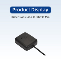 Antena Activa GNSS 1575-1602MHz, Posicionamiento GPS, Macho, IP66 Impermeable, LNA de 26dB, Cable de 2M para Rastreador de Vehículos, Módulo IoT 4G 5G