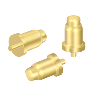 หัวต่อแบบสปริงชุบทอง ขนาดเส้นผ่านศูนย์กลาง 5 มม. ทำจากทองแดง - Product Image 3