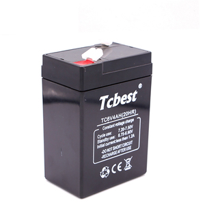แบตเตอรี่ตะกั่วกรดแบบชาร์จได้ 6V 4AH พลังงานสูง สำหรับเครื่องสำรองไฟและไฟฉุกเฉิน - Product Image 2