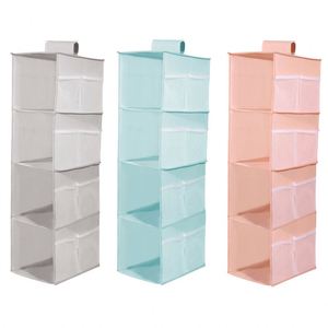 Hanging Closet Organizers and <b>Storage</b> 5-Shelf Closet Hanging <b>Storage</b> Shelves Clothes Organizer - Product Image 4