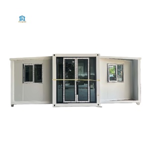 Casa Prefabbricata di Lusso con 2 Camere da Letto, <span class=keywords><strong>Modulo</strong></span> Mobile Espandibile in Container d'Acciaio da 40 Piedi per Uso Alberghiero in Piccole Case Galleggianti - Product Image 1