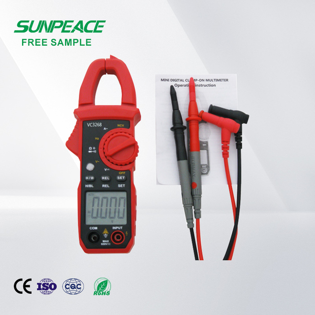 VC3268 High-Precision Digital Clamp Meter Fully Automatic AC/DC Ammeter Multimeter Multi-Function Meter