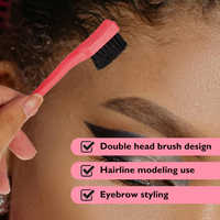 Kit de 12 peignes professionnels pour salon de coiffure, ensemble d'outils de coiffure, pinces de sectionnement, peigne de séparation pour bordures et coiffage, brosse à touffeter