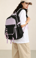 Mochila Escolar de Diseño Nuevo con Gran Capacidad Multiusos para Laptop, Viajes, Negocios, Mujeres, con Logotipo Personalizado