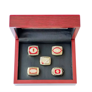 Ensemble de bagues de champion de rugby des Washington <span class=keywords><strong>Redskins</strong></span> 1972 1982 1983 1987 1991, en alliage, fabrication en gros, haute qualité, bijoux pour hommes, cadeaux - Product Image 6