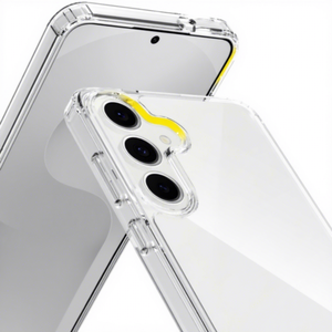 Coques de téléphone portable transparentes blanches anti-traces de doigts en acrylique à protection intégrale 360° pour Samsung S26, protection antichoc de l'objectif - Product Image 4