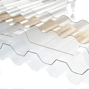 Suppliers Manufacturer Clear Color Corrugated Polycarbonate Greenhouse Solid Roofing Plastic Sheet Panels