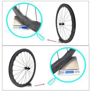 Set di Ruote Ondulate Soarrocs RDX4045 per <span class=keywords><strong>Bici</strong></span> <span class=keywords><strong>da</strong></span> Strada, 28mm di Larghezza, Ruote in Carbonio Tubeless 700C, Cerchio Ondulato, Mozzo a Cricchetto 36T, Super Leggero 1300g - Product Image 3