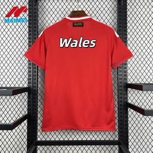 Camiseta de Fútbol de Visitante Blanca de Gales Mundial 2026 1.1, Versión Personalizable para Equipos con Nombre y Logotipo Personalizables, Pedido al por Mayor con MOQ Bajo - Product Image 2