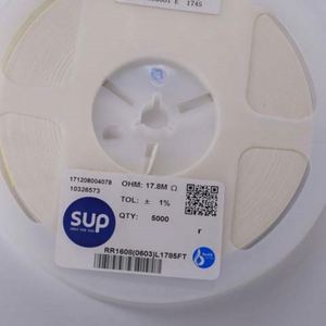 Bulk Discount RR1608 0603L1785FT 0603 1608 Resistors Chip Resistors SMD Resistors 17.8Mohm 1% 1/10W Thick Film Resistor - Product Image 1