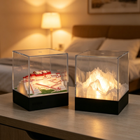 3D-Baum Individuell Anpassbar 3D-Druck PLA Everest CHUNK Handwerk Geschenk Miniatur Schreibtisch-Deko Souvenir Touch-Dimmer CCT-Steuerung Typ-C Innenbereich