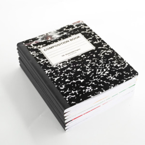 Quaderno B5 in Marmo Bianco e Nero, Multicolore, 100 Fogli 200 Pagine, Quaderno Scolastico con Righe College - Product Image 4