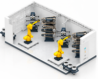 Máquina de Pulido Robótica Automática CNC con Manipuladores Dobles |   Acabado de Superficies Metálicas de Alta Productividad con Certificación ISO CE