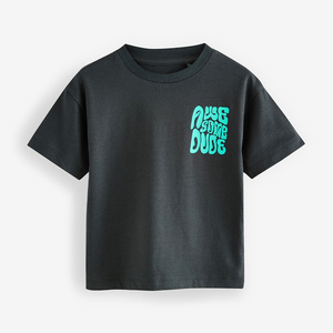 100% Algodão Short Sleeve T-Shirts <span class=keywords><strong>Kids</strong></span> Tee Shirts <span class=keywords><strong>Organic</strong></span> Boys Beach T Shirt das crianças T-shirt Boy Custom <span class=keywords><strong>Kids</strong></span> <span class=keywords><strong>Clothing</strong></span>