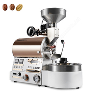 Tostador de Café Rotatorio Eléctrico Urm de 1 kg para Uso Doméstico y en Automóviles, Tostador de Café de Muestra