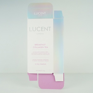 Custom Logo Art Paper 1mm UV Coating Laser Packaging Beauty Personal <strong>Care</strong> Cosmetic Box <strong>Package</strong> for Brand Makeup Products - Product Image 2