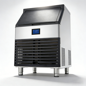 เครื่องทำน้ำแข็ง BIBO รุ่น Commercial Economic ผลิตน้ำแข็งได้ 128 กก. ต่อวัน ใช้ไฟ 220V เหมาะสำหรับใช้ในบ้าน ร้านชานม/ร้านกาแฟ ผลิตน้ำแข็งก้อนอัตโนมัติ ประสิทธิภาพสูง - Product Image 1