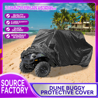 Housse de buggy tout-terrain imperméable, anti-poussière et résistante à la pluie 190T/210D épaisse avec finition brillante pour véhicules de plage