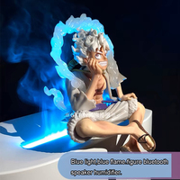 One Pieces Anime Figure Bluetooth Haut-Parleur Humidificateur Multifonction Flamme Lampe Figure Décoration Maison Meilleur Cadeau Pour Ami