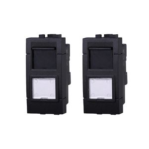 Connecteurs réseau Gloca RJ45 Cat5, connecteurs Ethernet en plastique à 2 ports pour la série Living - Product Image 1