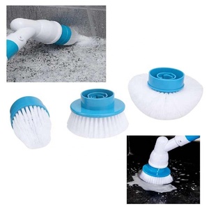 Ensemble de 3 têtes de brosse de nettoyage électrique remplaçables, pour carrelage, salle de bain, cuisine, utilisations multiples, <span class=keywords><strong>turbo</strong></span> - Product Image 1