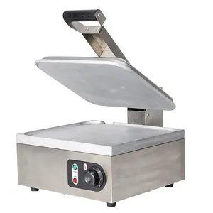 2021 sıcak satış ticari elektrikli paslanmaz çelik yapışmaz kaplama tost makinesi fırın için batı restoran