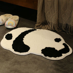Alfombra de baño con forma de animal de dibujos animados, antideslizante, absorbente, para el hogar, dormitorio, baño, varios colores, diseño novedoso, 3 piezas - Product Image 4