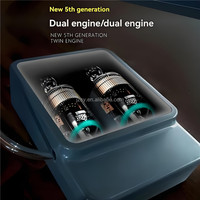 Kit d'injecteur de marinade manuel en acier inoxydable à aromatisation rapide, injecteur de marinade pour viande, double pistolet, machine d'injection pour barbecue