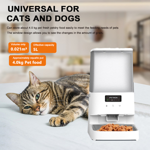 Distributeur automatique de nourriture pour animaux de compagnie CITICITY avec caméra WiFi, application mobile pour contrôler à distance, microchip, pour chiens et chats - Product Image 3