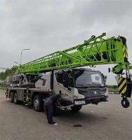 Grue sur camion Zoomlion d'occasion 80 tonnes, moteur Zoomlion, pompe hydraulique, flèche à cinq sections, hauteur de levage 2600m, origine Chine, vente 2021