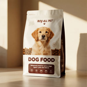 Emballage personnalisé imprimé <span class=keywords><strong>pour</strong></span> aliments <span class=keywords><strong>pour</strong></span> animaux de compagnie (chats et chiens) en sachet plat à fond plat refermable avec fermeture éclair, en plastique BOPP, 250g, 500g, 1kg - Product Image 6