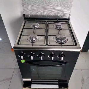 Estufa de gas de 4 quemadores con horno de gas, 50 cm de ancho, cocina vertical integrada para uso doméstico y exportación. - Product Image 1