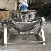 Huashang op maat gemaakte hoogwaardige roestvrijstalen industriële kantelbare mengketel met mantel voor tarwe, groenten en voedingsmiddelenfabrieken