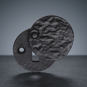 Plaque de recouvrement ronde en alliage de zinc écologique pour poignée et serrure, design durable, prix de gros - Product Image 4