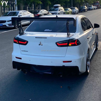 Alerón Trasero Tipo GT Wing Para Mitsubishi EVO, Spoiler Estilo GT Para Mitsubishi Lancer de Fibra de Carbono (160MM)