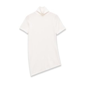 <span class=keywords><strong>T</strong></span>-<span class=keywords><strong>shirt</strong></span> asymétrique à <span class=keywords><strong>col</strong></span> haut pour <span class=keywords><strong>femme</strong></span>, style vintage européen et américain, nouvelle collection estivale, tendance et élégante - Product Image 3