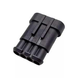 Connecteur de câblage automobile domestique Lanshuo 282106-1, étanche IP67, 14A, contacts en laiton étamé, 4 trous, PA66+<span class=keywords><strong>GF</strong></span> - Product Image 6