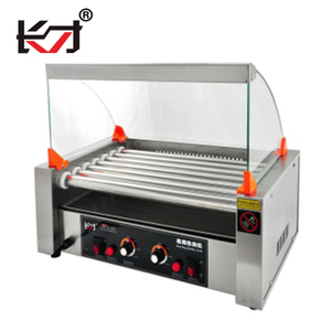 Commercio all'ingrosso due strati di salsiccia griglia Hot Dog calda macchina <span class=keywords><strong>Hamburger</strong></span> più caldo Display commerciale Hot Dog macchina a vapore - Product Image 6