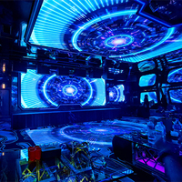 PuShunLe XR Studio, Pantalla LED a Todo Color, Motor Unreal, Escenario Inmersivo 3D VR, Producción Virtual en Interiores, Centro Comercial LED