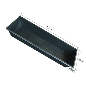 Mangeoire pour bétail, plateau d'alimentation en plastique pour moutons et chèvres, 1,95 m, mangeoire automatique pour bétail, moutons et chèvres - Product Image 4