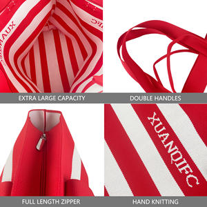 <span class=keywords><strong>Borsa</strong></span> a Spalla Casual da Donna, Borse all'<span class=keywords><strong>Uncinetto</strong></span>, <span class=keywords><strong>Borsa</strong></span> Intrecciata, Shopper da Spiaggia Pieghevole Personalizzabile - Product Image 3