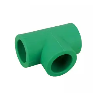 High Impact DN 32 40mm Equal Brass Tee Pipe Fittings PPR Union