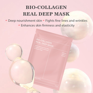Mascarilla Facial de Colágeno Biológico, Hidrata, Estimula el Colágeno, Atenúa las Líneas Finas, Repara la Barrera Cutánea, Piel Seca y Madura, 4 Piezas - Product Image 3
